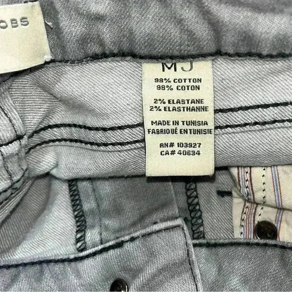 Marc by Marc Jacobs Grey center seam jeans with front zip pockets, back pockets - Picture 7 of 11